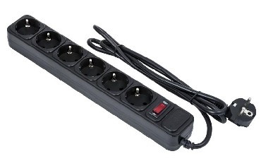 Сетевой фильтр EXEGATE (119393) SP-6-3B (6 роз/3M/евровилка) черный