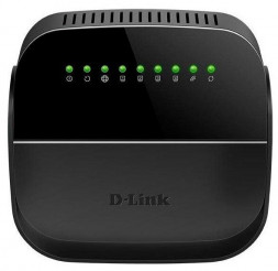 D-LINK Wi-Fi роутер DSL-2640U/R1A, N150, ADSL2+, черный