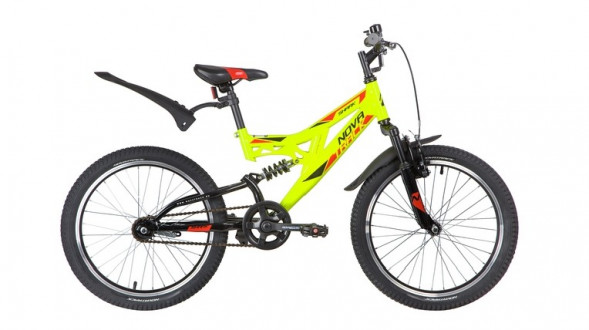 Велосипед NOVATRACK 20SS1V.SHARK.GN20 20&quot; SHARK салатовый 140672