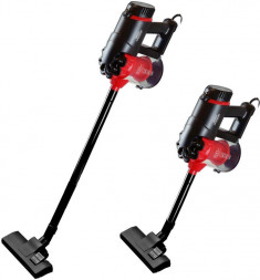 Пылесос GINZZU VS115 вертикальный черно/красный