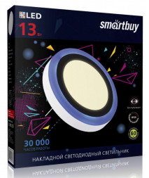 Светильник SMARTBUY (SBL1-DLB-13-3K-B) 13w/3000K+B