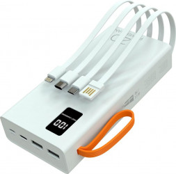 Зарядное устройство MORE CHOICE (4620202550552) PB22-20 с кабелем 2USB 2.1A - 20000mAh белый