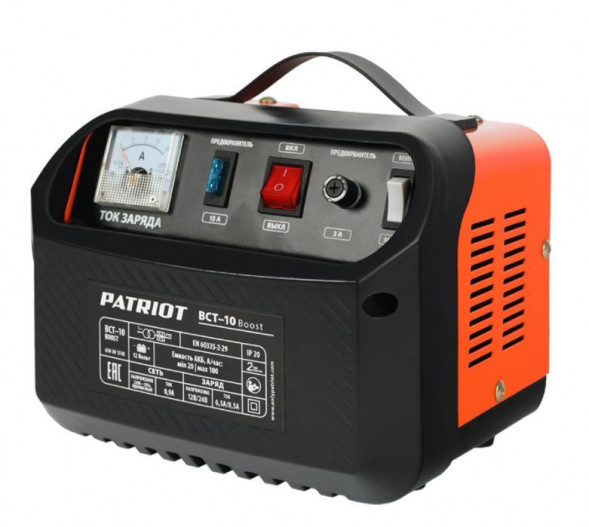 Зарядное устройство PATRIOT 650301510 BCT 10 Boost Заряднопредпусковое устройство