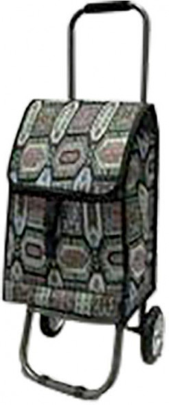 РЫЖИЙ КОТ Тележка с сумкой складная Орнамент (110653)