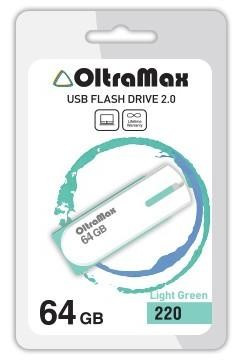 USB флэш-накопитель OLTRAMAX OM-64GB-220-св.зеленый