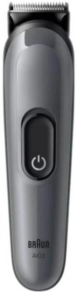 BRAUN Триммер AIO3500 серый (насадок в компл:3шт)