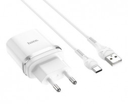 Зарядное устройство HOCO 96931474716309) C12Q SMART QC3.0 + TYPE-C (белый) СЗУ