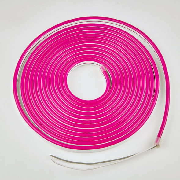 Светодиодная лента UNIEL (UL-00009090) ULS-N01-2835-120LED/m-6mm-IP67-DC12V-9W/m-5M-PINK блистер