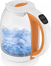 Электрочайник KITFORT KT-6140-4 бело-оранжевый