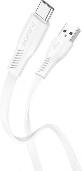 BOROFONE (6974443387124) BX85 USB 3.0A для Type-C White 1 м