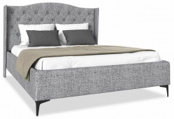 Кровать интерьерная НК-МЕБЕЛЬ TANGO кровать 1600х2000 Рогожка Серая 72306795 (2 кор.)
