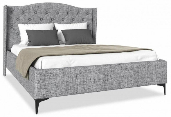 Кровать интерьерная НК-МЕБЕЛЬ TANGO кровать 1600х2000 Рогожка Серая 72306795 (2 кор.)