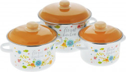 APPETITE 6KB191M Floral kitchen №19 эмал (3 предмета)