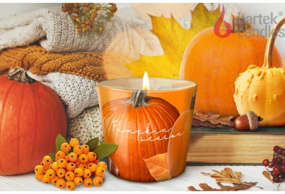 Свеча BARTEK Сезон тыквы (Pumpkin Season) 115гр в стакане