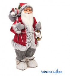 новогоднее украшение WINTER GLADE Санта Клаус 60 см M2124 (2)