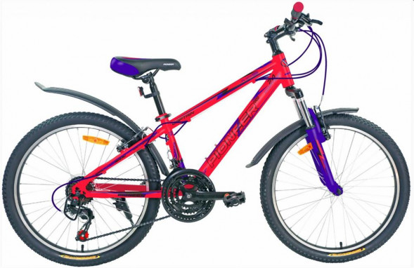 Велосипед PIONEER CAPTAIN 24&quot;/12&quot; red-darkblue-black
