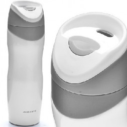 Термос-кружка MAYER&BOCH 27494 белый/серый