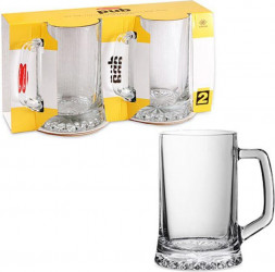 Набор кружек (2шт.) &quot;Паб&quot; 55239 (0,67л) без дек. 1/6шт. PASABAHCE 55239B