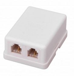 Розетка PROCONNECT (03-0002-4) розетка телефонная 2х6Р-2С (50)