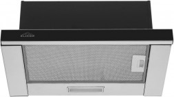 Встраиваемая вытяжка ELIKOR ИНТЕГРА GLASS 50Н-400-В2Д нерж\черное стекло