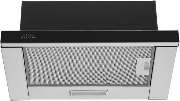 Встраиваемая вытяжка ELIKOR ИНТЕГРА GLASS 50Н-400-В2Д нерж\черное стекло