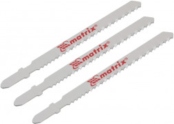 Полотна для электролобзика MATRIX Полотна для электролобзика по дереву, 3 шт., 75 х 2,5мм, HCS, EU- хвостовик// MATRIX Полотна для электролобзика по дереву, 3 шт., 75 х 2,5мм, HCS, EU- хвостовик//