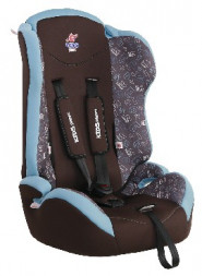 Автокресло детское SIGER KRES2542 SG517 шоколадные буквы, серия Kids Planet "Meteor", гр.I/II/III, 9-36 кг, 1-12 лет