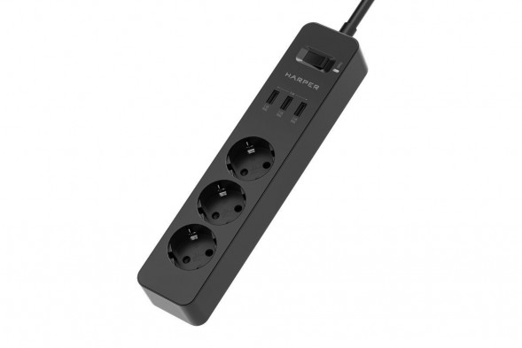 Сетевой фильтр HARPER UCH-325 Black