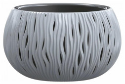 Кашпо PROSPERPLAST Кашпо SANDY SLIM DPSP400-7529U мокко 2пр 18 и 45л