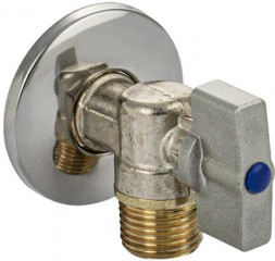 Сантехника MAGNUS 10614 Кран угловой для подключения сантехнических приборов 1/2 х 1/2, латунный
