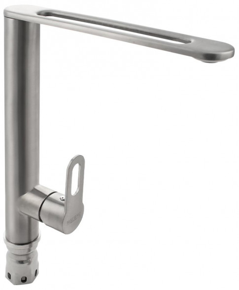 Смеситель для кухни MAGNUS 9210 Смеситель кухонный, круглый корпус с эксклюзивным изливом из нерж. стали марка 304