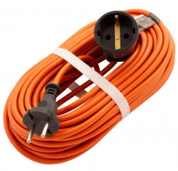 Удлинители силовые СИБРТЕХ 95812 Удлинитель-шнур силовой, б/з, ПВС,20м,1200 Вт (6А), 1 розетка, тип УХз6
