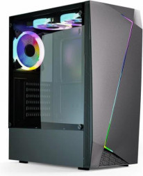 Корпус компьютерный ABRGQ-4 8012 USB3.0X1 + USB2.0 X2+audio Black (695201)