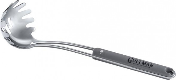 Ложка GUFFMAN M04-100-G Ложка для спагетти из нержавеющей стали, серого цвета.
