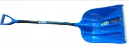 Лопата пластмассовая ИНСТРУМ АГРО Лопата пластмассовая ЭЛЬБРУС со съёмным алюм. чер и V р 100176