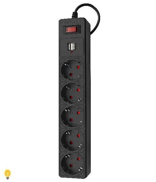 14690626047461 SMARTBUY (SBSP-30U-K) - 5 роз х3,0 м - черный