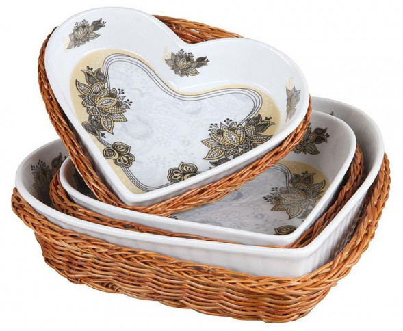 Набор блюд ROSENBERG R-035041 Набор блюд 18см, 20см, 25см