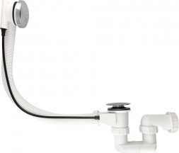 Сифон САНАКС 8731 Сифон на ванную пластиковый, полуавтоматический, с тросиком