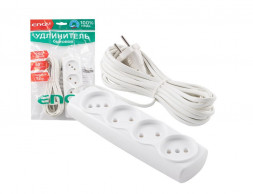 Удлинитель ENGY Эконом 7м/4роз. (ШВВП 2х0,75) 186718