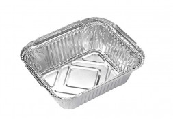 Форма для выпечки MALLONY Форма для выпечки, LAMINA, размер: 15*12*4,7 см, из алюм фольги, прямоугольная, одноразовая_упаковка 50 шт (006049)
