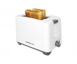 Тостер ERGOLUX ELX-ET02-C31 бело-серый двойной корпус, 220-240 В, 750 Вт