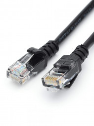 Патч-корд GEPLINK (GL3961) Патч-корд UTP, 1 м, литой, RJ45, Cat.5e, черный