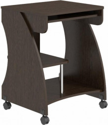 Компьютерный стол BONMEBEL Компьютерный стол КС - 600 (полка под клавиатуру ЛДСП в комплекте) венге (1 пак.)