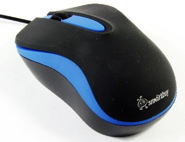 мышь проводная оптическая SMARTBUY (SBM-329-KB) черный/синий