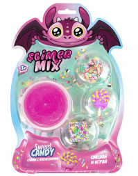 Слайм SLIMER SR149 Игрушка в наборе модели Sweet CANDY, вес брутто: 180 г