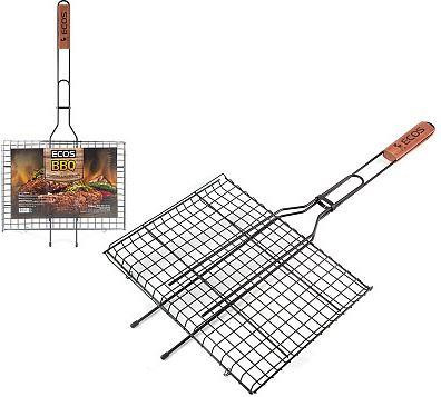 Решетка для барбекю ECOS Решетка для барбекю RD-172D (р-р 35x25x2см, общая длина 70 см, сталь с а/пригарным покр.) 999635