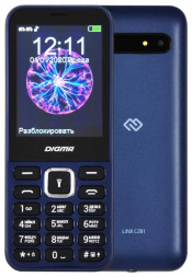 Телефон мобильный DIGMA Linx C281 32Mb Blue (LT2067PM)