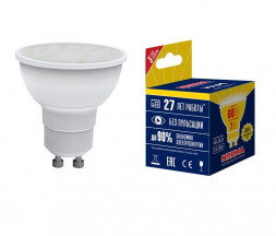 ЛАМПЫ СВЕТОДИОДНЫЕ MR16 (GU 5.3, GU10) VOLPE (UL-00003838) LED-JCDR-7W/WW/GU10/NR