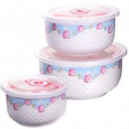 Набор мисок LORAINE 28662 6пр 0,3-0,45-1,л