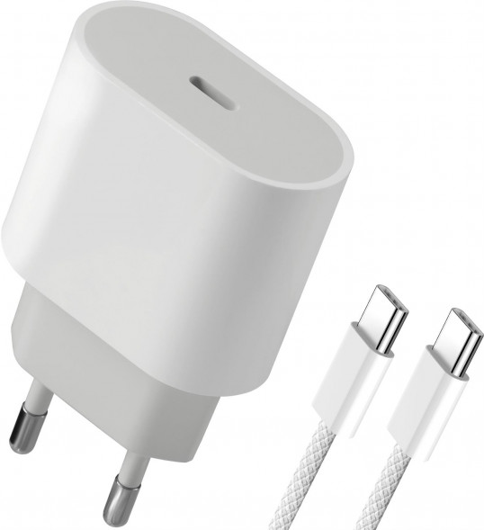 СЗУ DEFENDER (83222) UPA-121 20W, USB C,кабель Type-C,белый